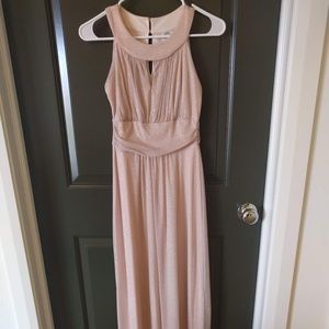 Shiny Light Pink Women's Small Formal Dress